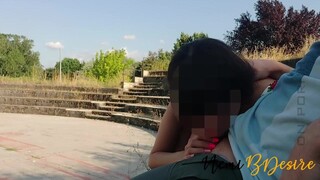 Amatőr brazil házastárs a szabadban kufircol