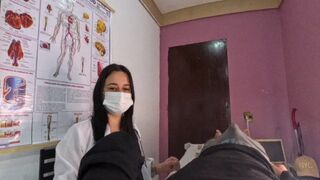 unexpected erection in front of the nurse